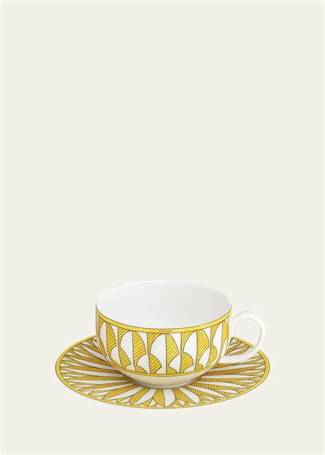 hermes cup saucer|Hermes decorative plate.